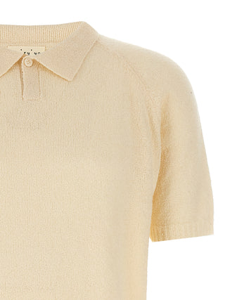 White Cotton Polo Shirt