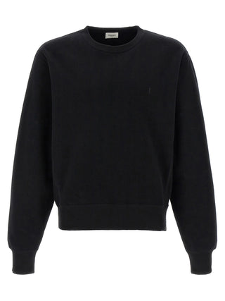 Black Cotton Sweatshirt