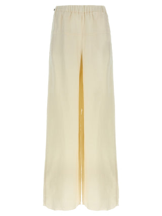 White Flax Casual Pants