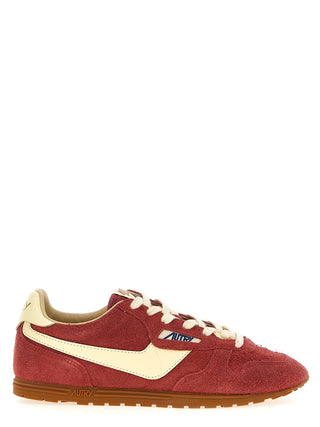 Multicolor Leather Low Top Sneakers