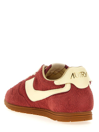 Multicolor Leather Low Top Sneakers