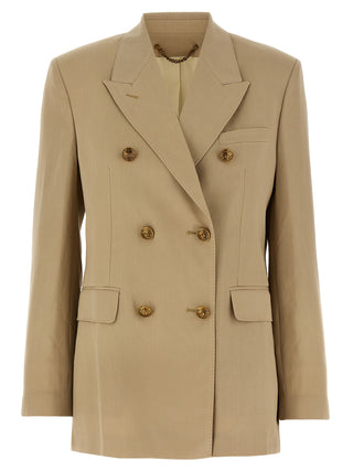 Beige Virgin Wool Blazer