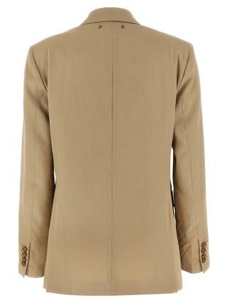 Beige Virgin Wool Blazer