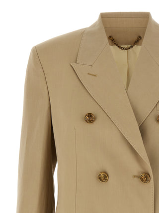 Beige Virgin Wool Blazer
