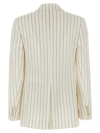 White Cotton Blazer