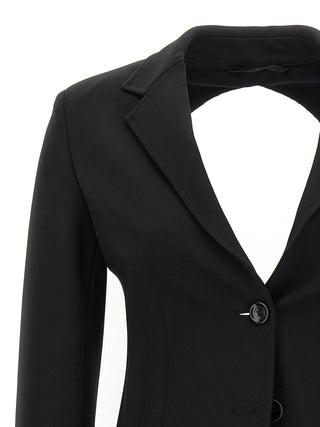 Blazer de Viscosa Negra