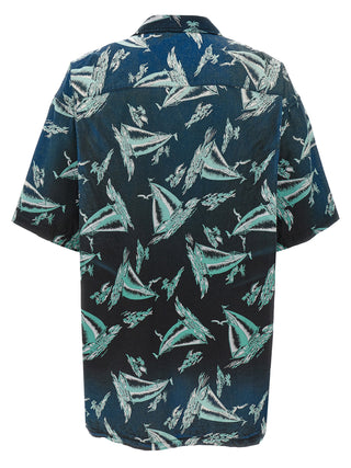 Blue Rayon Blouse