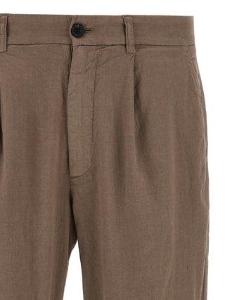 Brown Linen Pants