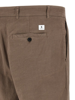 Brown Linen Pants