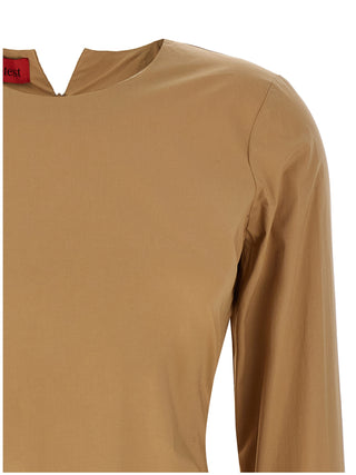 Beige Cotton T-Shirt