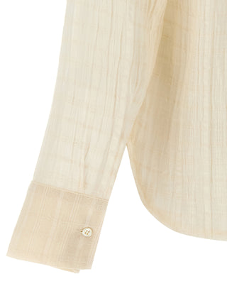 Beige Cotton Blouse