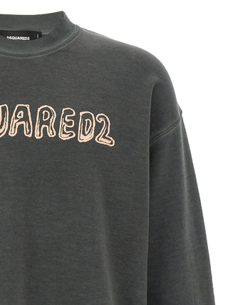 Gray Cotton Sweatshirt