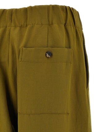 Bicolor Wool Casual Pants