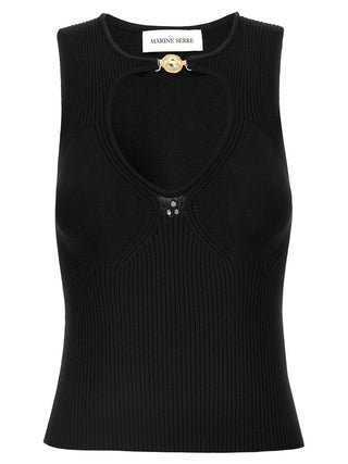 Black Viscose Tank Tops