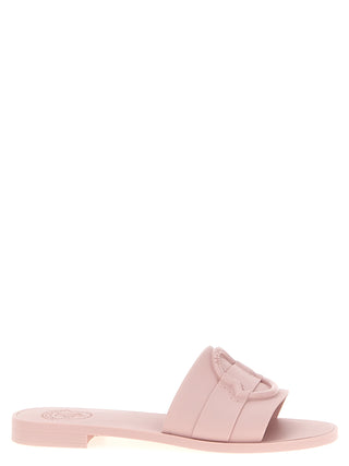 Multicolor Elastane Slides