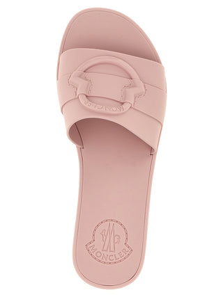 Multicolor Elastane Slides
