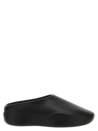 Black Rubber Clogs