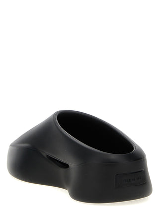 Black Rubber Clogs