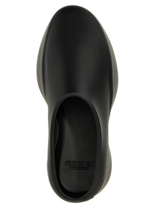 Black Rubber Clogs