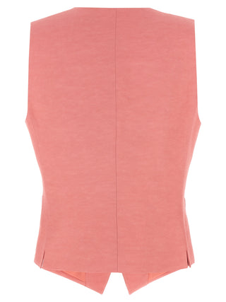 Multicolor Viscose Sleeveless Jacket