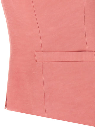 Multicolor Viscose Sleeveless Jacket
