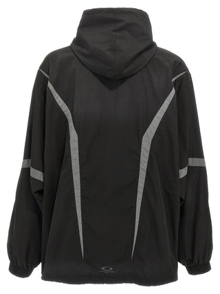 Black Polyester Shell Jacket