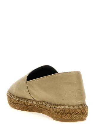 Beige Cotton Espadrilles
