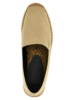 Beige Cotton Espadrilles