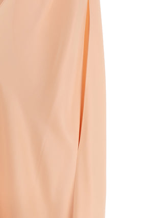 Multicolor Silk Midi Dress