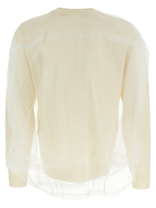 White Wool Cardigan