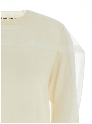 White Wool Cardigan