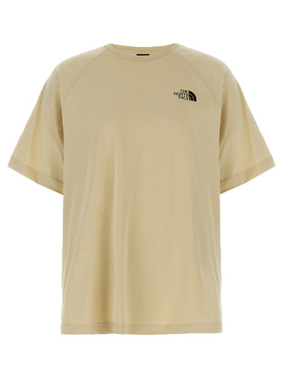 Camiseta de algodón beige