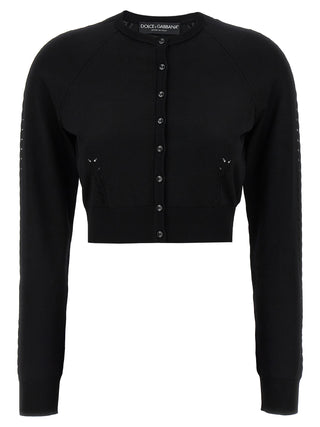 Black Viscose Cardigan