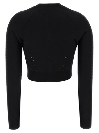 Black Viscose Cardigan