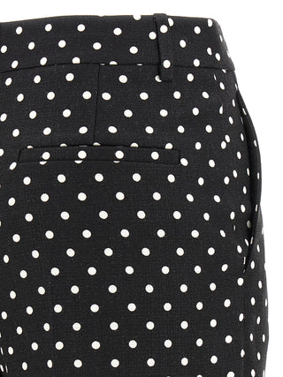 Bicolor Viscose Casual Pants