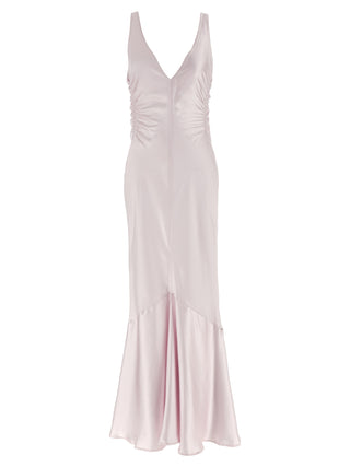 Multicolor Polyester Long Dress