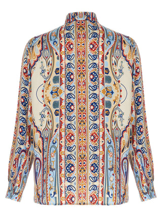 Blusa multicolor de viscosa