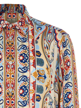 Blusa multicolor de viscosa