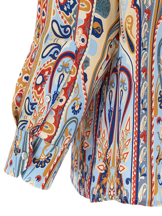 Blusa multicolor de viscosa