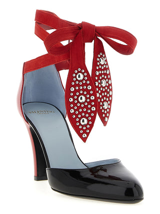 Multicolor Goatskin High Heel Pumps