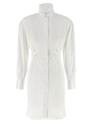 White Cotton Midi Dress