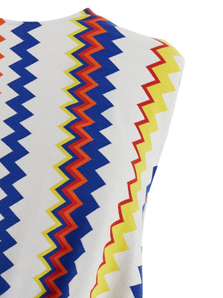 Camisa de viscosa multicolor