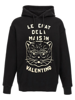 Black Cotton Sweatshirt