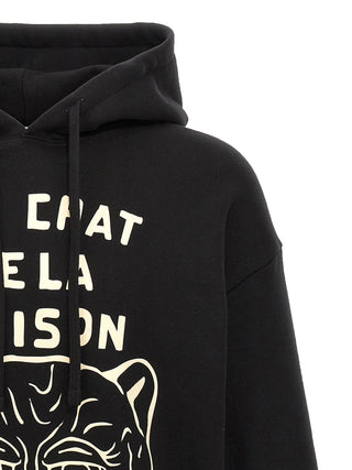Black Cotton Sweatshirt