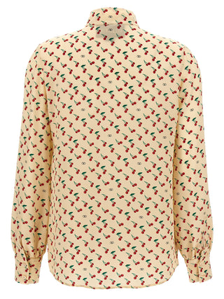 Beige Silk Blouse