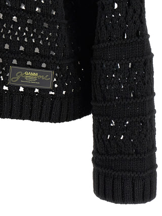 Black Cotton Cardigan