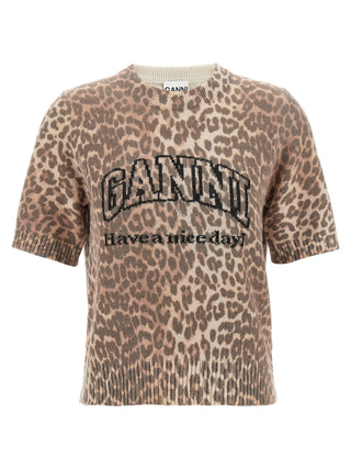 Brown Wool T-Shirt