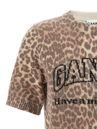 Brown Wool T-Shirt