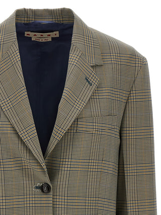 Multicolor Polyester Blazer