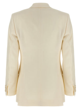 White Wool Blazer
